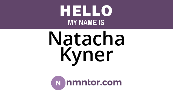 Natacha Kyner