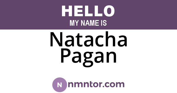 Natacha Pagan
