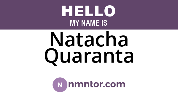 Natacha Quaranta