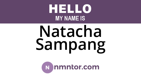Natacha Sampang