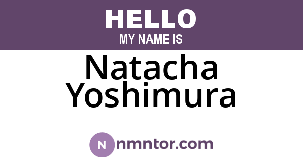 Natacha Yoshimura