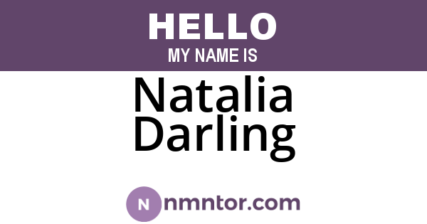 Natalia Darling