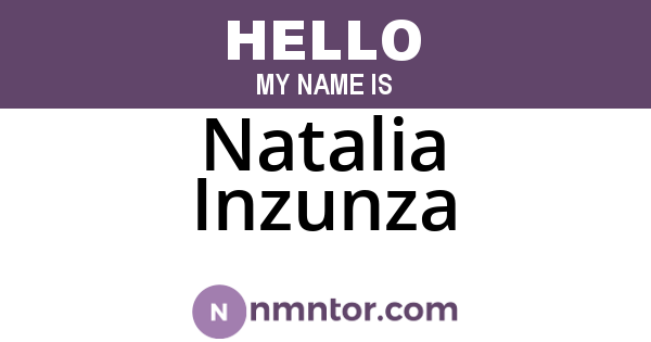 Natalia Inzunza
