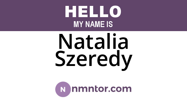Natalia Szeredy