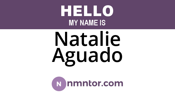 Natalie Aguado