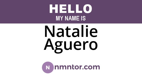 Natalie Aguero