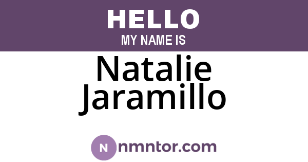 Natalie Jaramillo