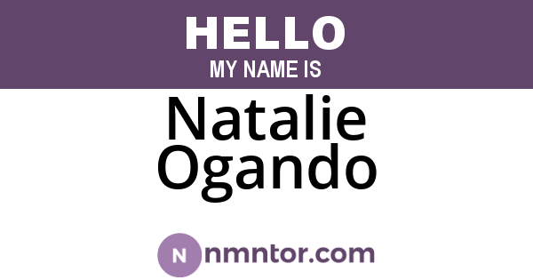 Natalie Ogando