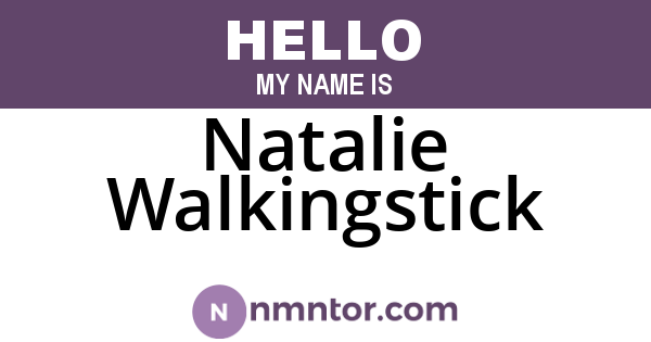 Natalie Walkingstick