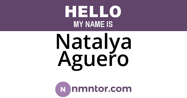Natalya Aguero