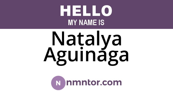 Natalya Aguinaga