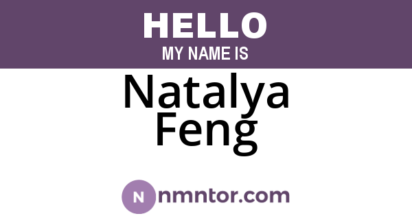 Natalya Feng