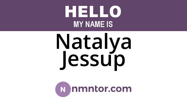 Natalya Jessup