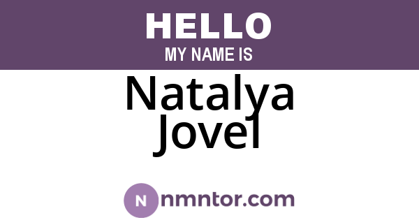 Natalya Jovel