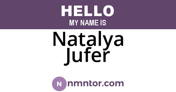 Natalya Jufer