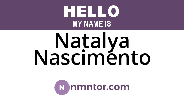 Natalya Nascimento