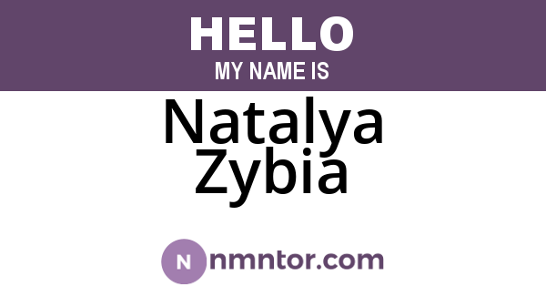 Natalya Zybia