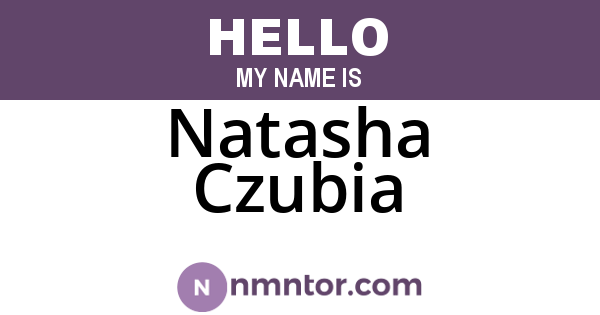 Natasha Czubia