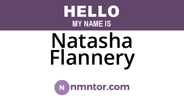 Natasha Flannery