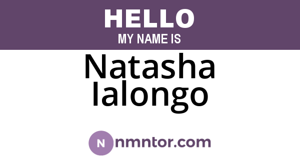 Natasha Ialongo
