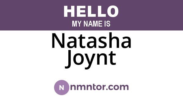 Natasha Joynt