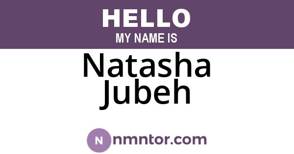 Natasha Jubeh