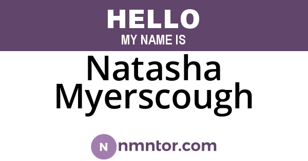 Natasha Myerscough