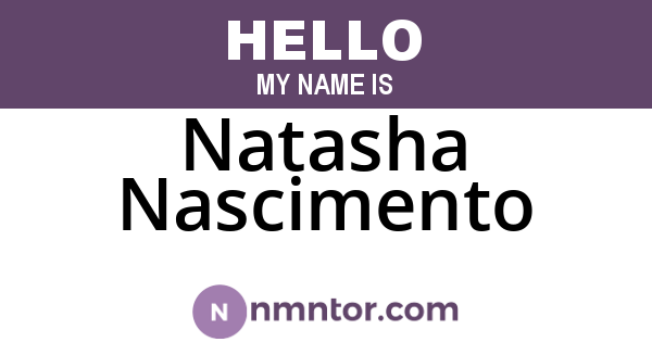 Natasha Nascimento