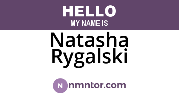 Natasha Rygalski