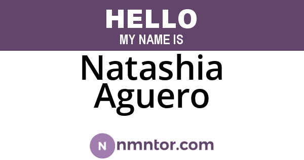 Natashia Aguero