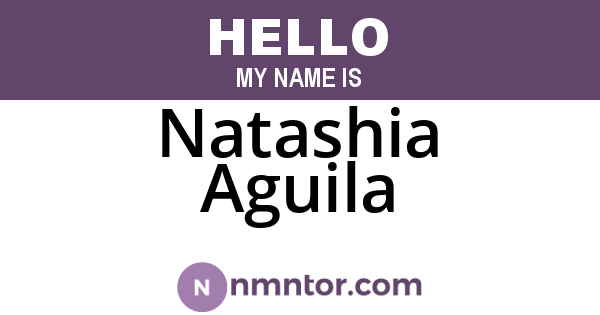 Natashia Aguila