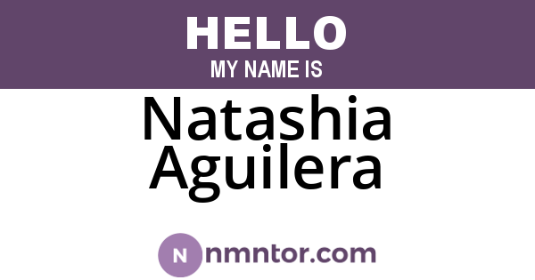 Natashia Aguilera