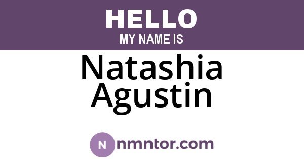 Natashia Agustin