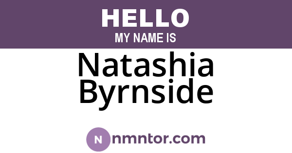 Natashia Byrnside