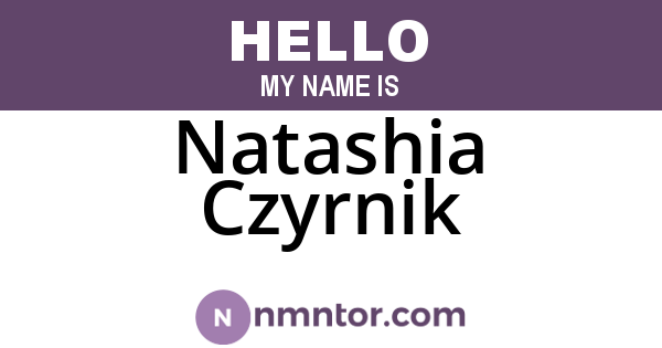 Natashia Czyrnik