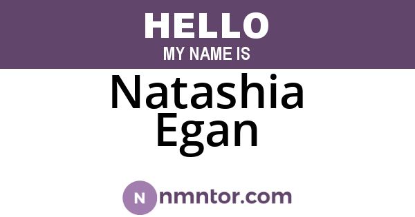 Natashia Egan