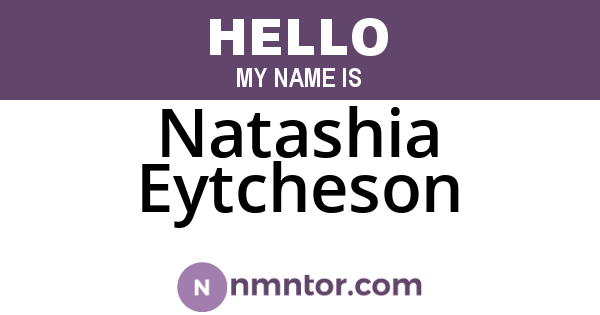 Natashia Eytcheson