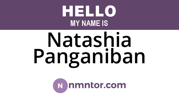 Natashia Panganiban