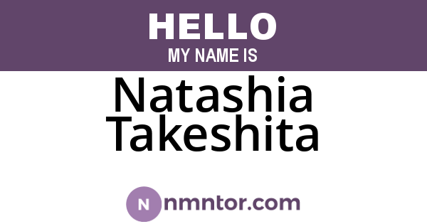 Natashia Takeshita