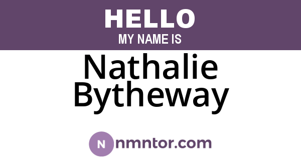 Nathalie Bytheway