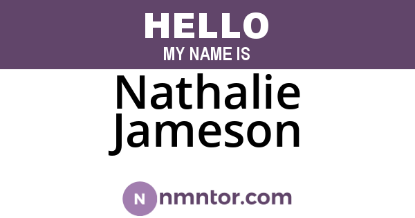 Nathalie Jameson