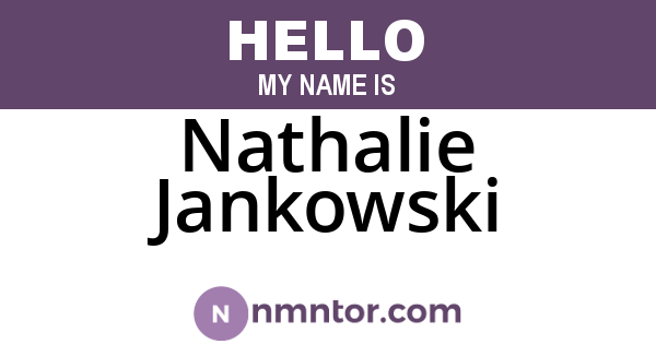 Nathalie Jankowski