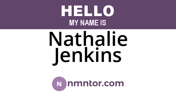 Nathalie Jenkins