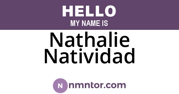 Nathalie Natividad