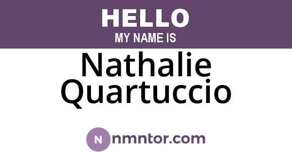 Nathalie Quartuccio