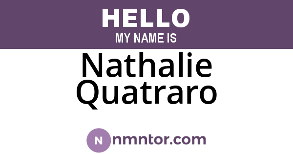 Nathalie Quatraro