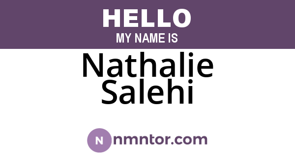 Nathalie Salehi
