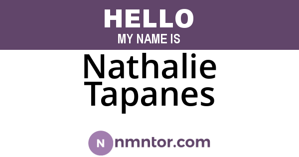 Nathalie Tapanes