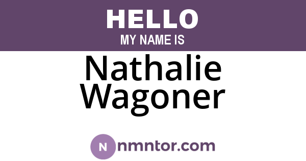 Nathalie Wagoner