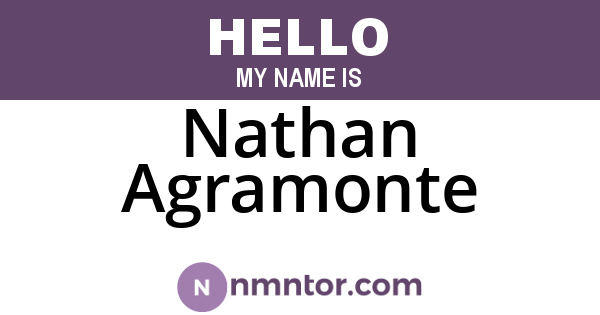Nathan Agramonte